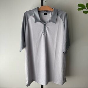 Oakley Polo Shirt Lightweight Grey Golf Golfing Mens Plus Size 2XL